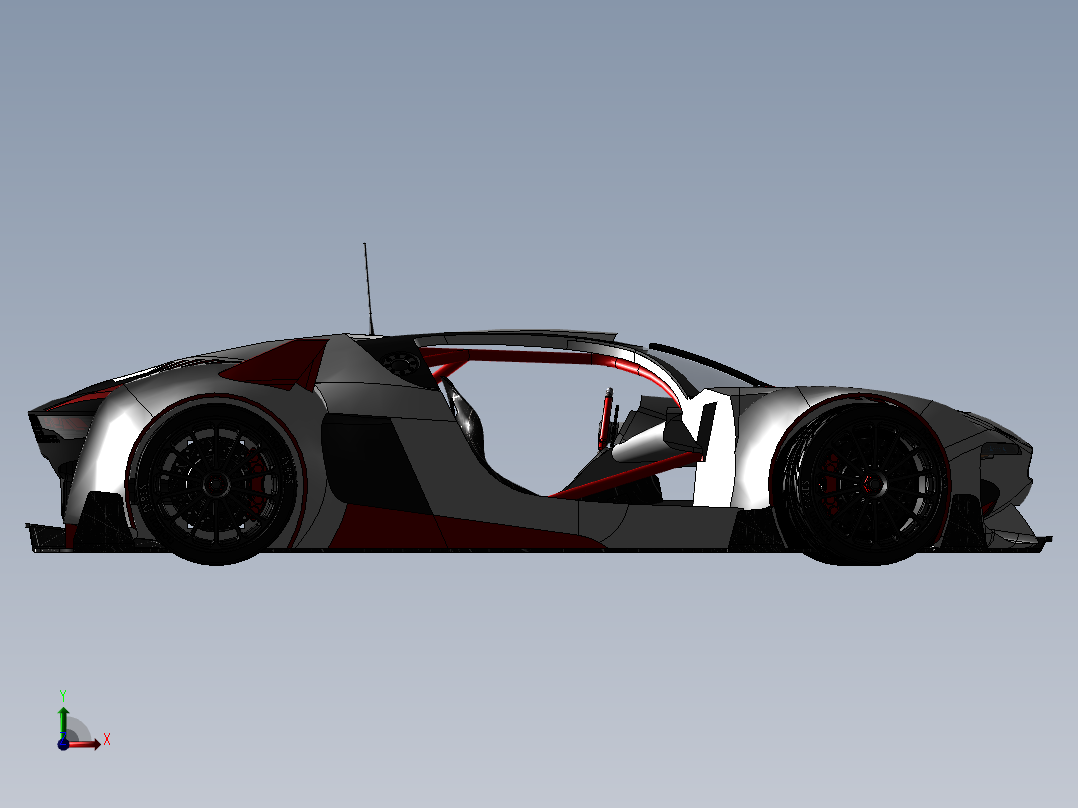 112雪铁龙GT赛车SW设计前视图