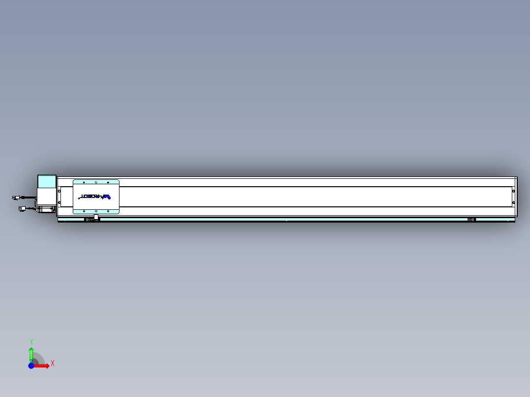 威洛博VBC同步带传动一无尘环境VBC14-L45-S1300-BRD-ZP40-C3前视图