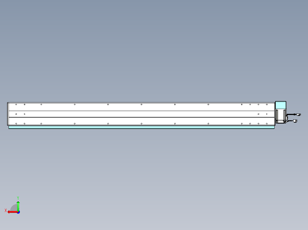 威洛博VBC同步带传动一无尘环境VBC14-L45-S1300-BRD-ZP40-C3后视图