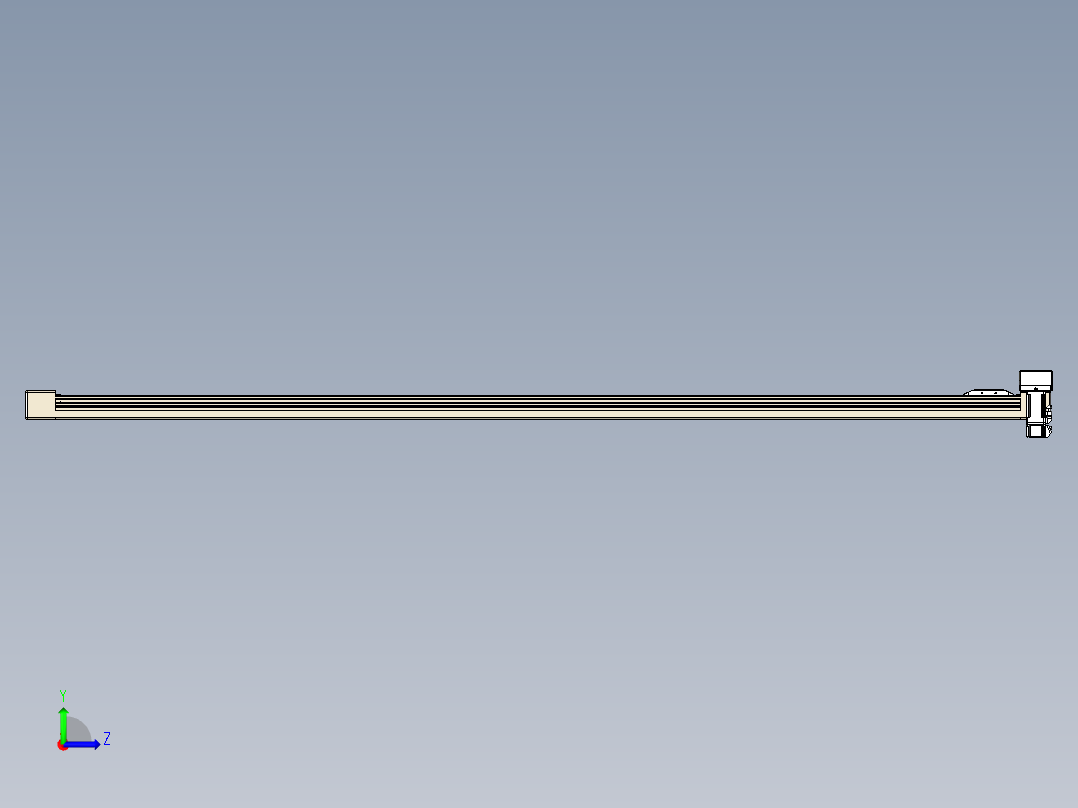 同步带全封闭直线模组TPA-HCB-65S-90-L1800-ML-Y-P10-N3左视图