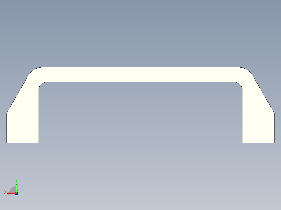 取手(塑膠)M.543-3D多系列多零件图纸模型后视图