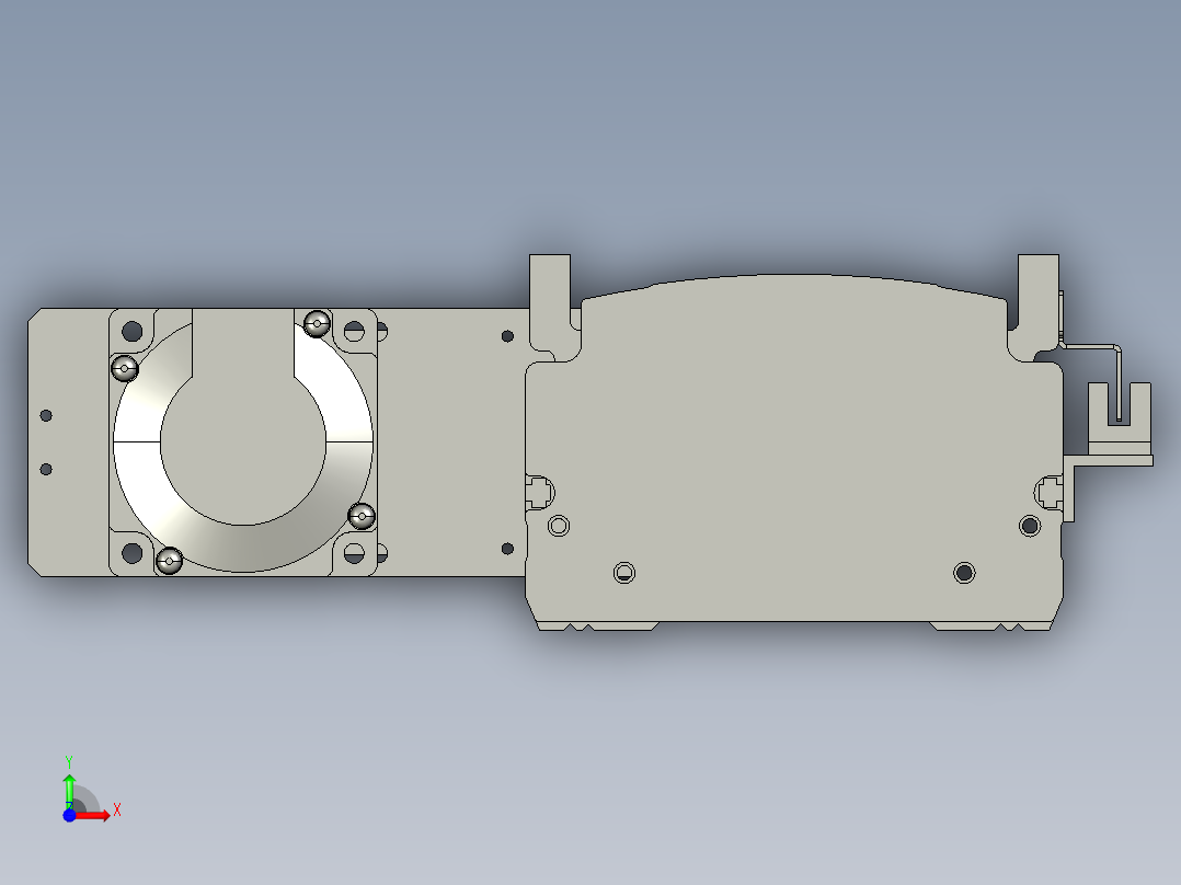 半封闭丝杆滑台MT120BS.L#.1250.BL.P40.C3前视图