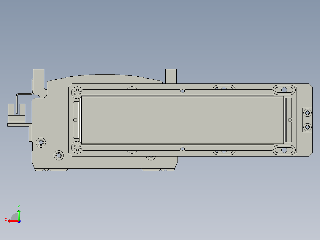 半封闭丝杆滑台MT120BS.L#.1250.BL.P40.C3右视图