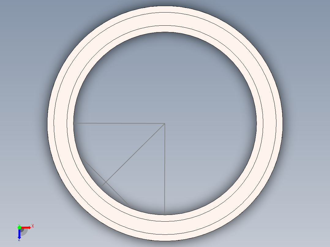 solidworks 钛戒指俯视图
