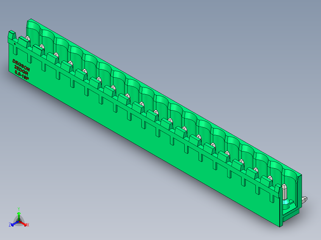 DEGSON 2EDG 系列 5.0mm 可插拔接线端子组-2EDGR-5.0-19P-14-00AH