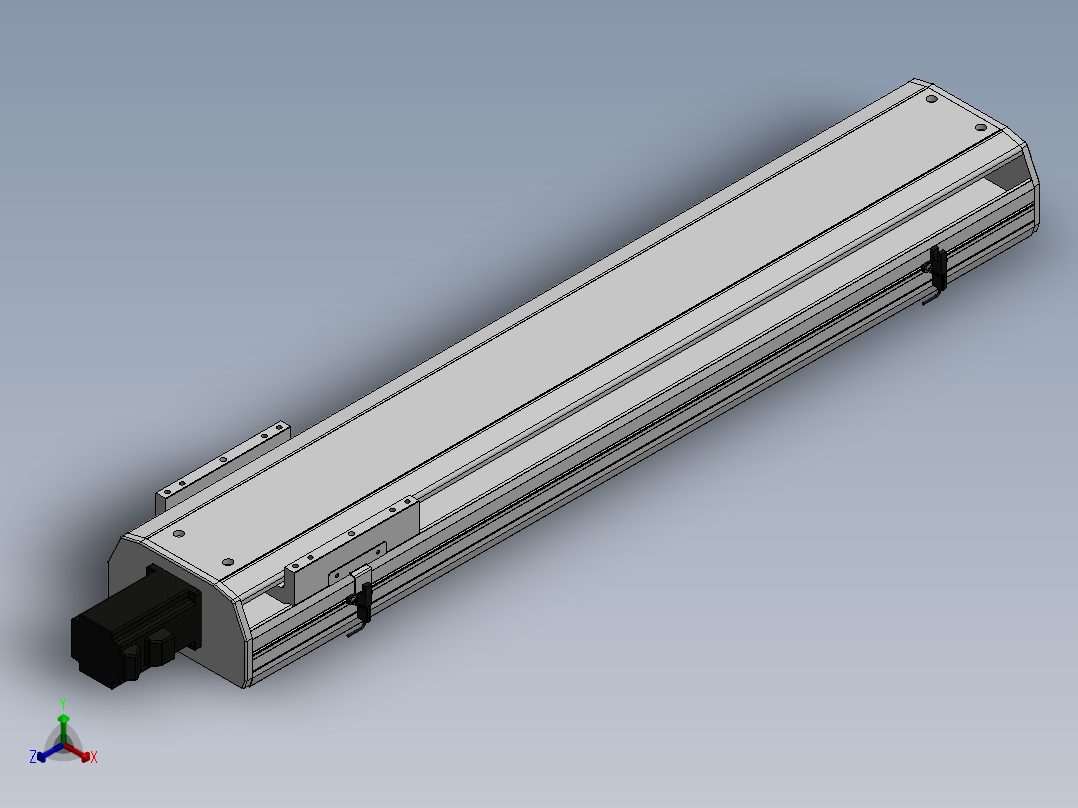 精密模组MY170-T10-700L-BC-P40B-C4-C正等轴测图