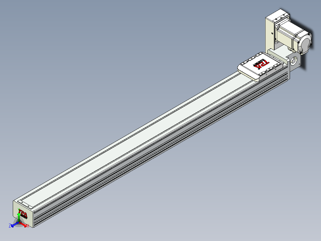 同步带全封闭直线模组TPA-HCB-85D-90-L900-RU-Y-P20-N3