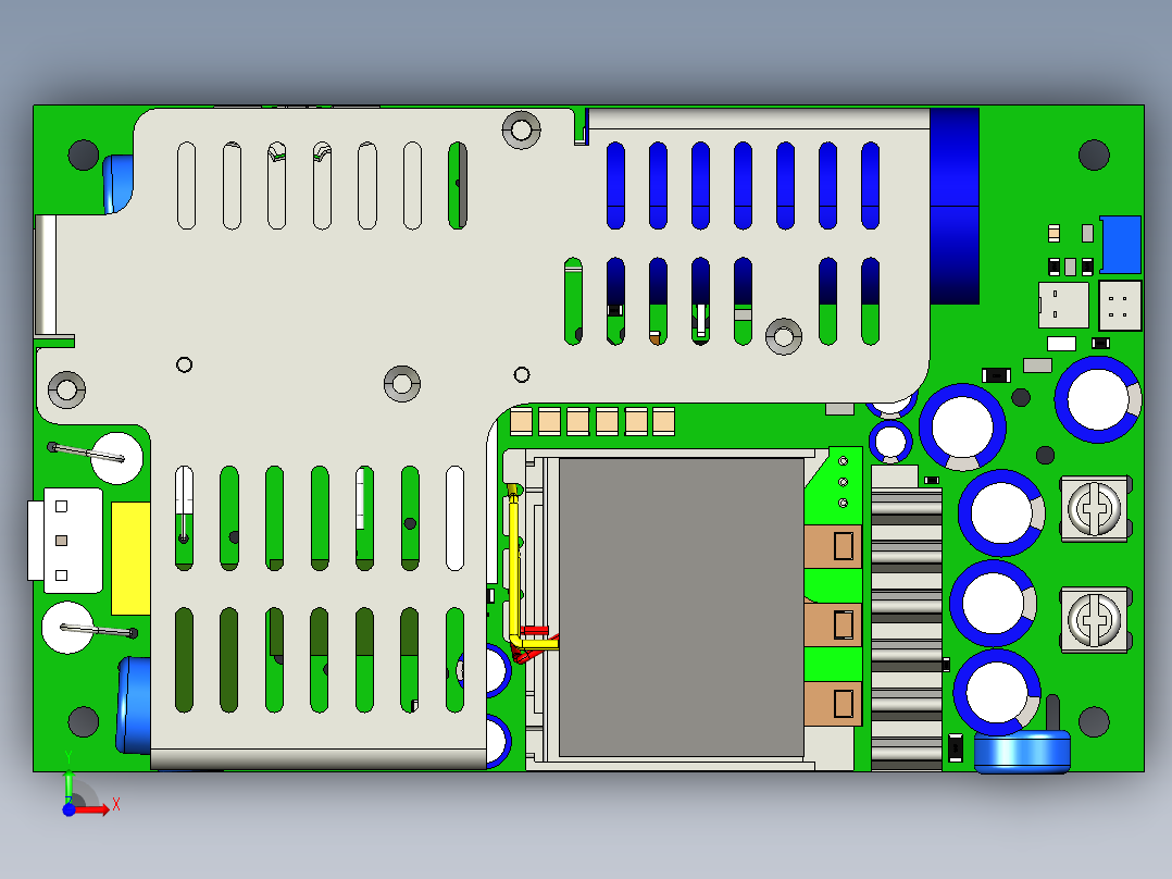 明纬LOP系列基板型开关电源合集前视图
