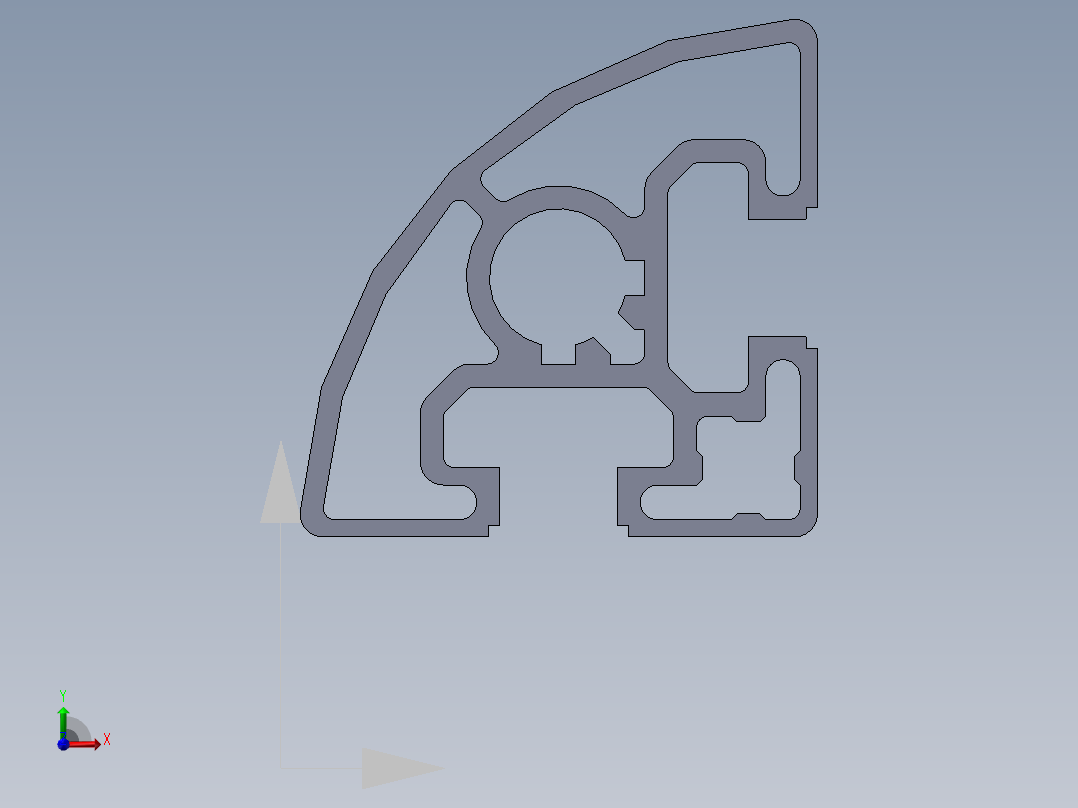 铝型材及其附件铝型材及其附件1.11.45.045045.R90.02前视图