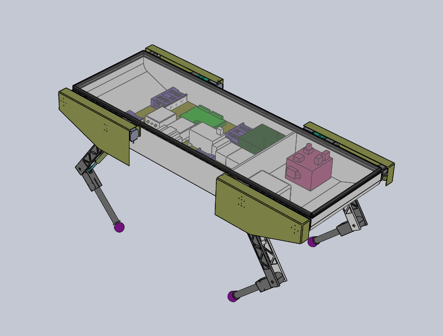 四足机械狗的腿