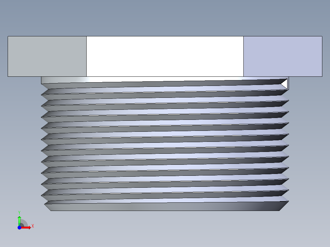 聚氯乙烯配件18-Sch80_ReducerBushing_MPTxFPT_839-210_1.5in x 0.75in前视图