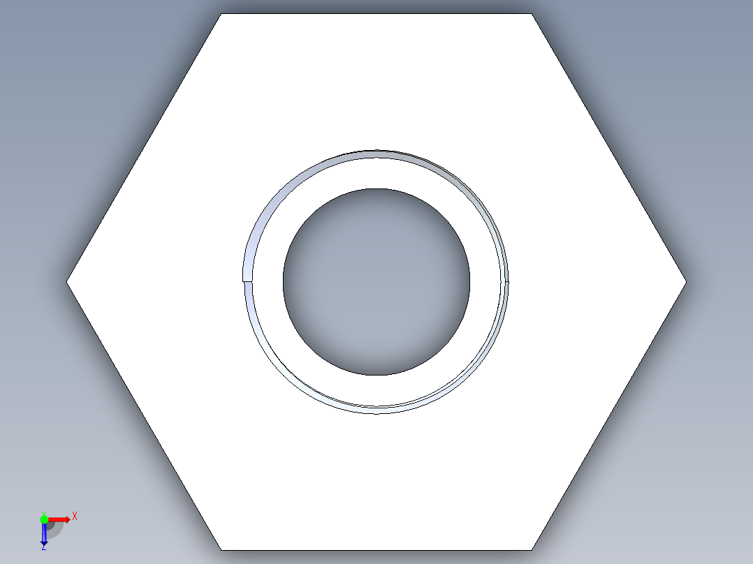 聚氯乙烯配件18-Sch80_ReducerBushing_MPTxFPT_839-210_1.5in x 0.75in俯视图