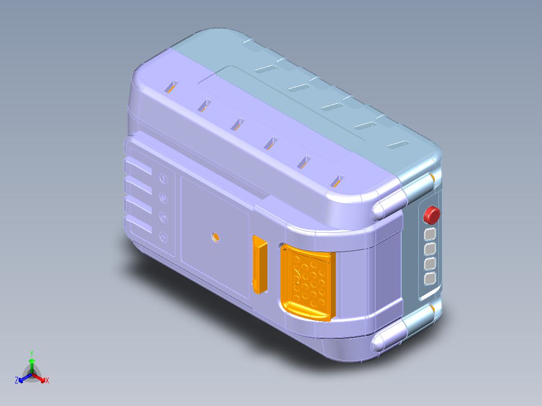 20V电池包正等轴测图