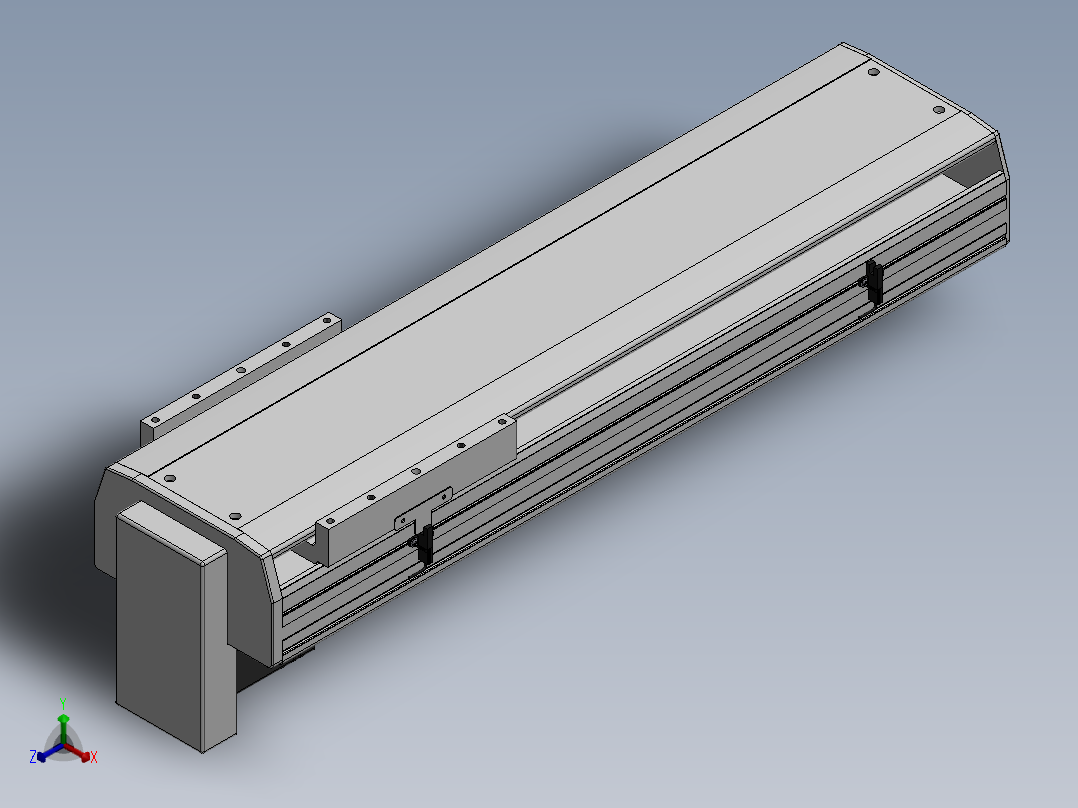 精密模组MY220-T10-550L-BM-P75B-C4-C正等轴测图