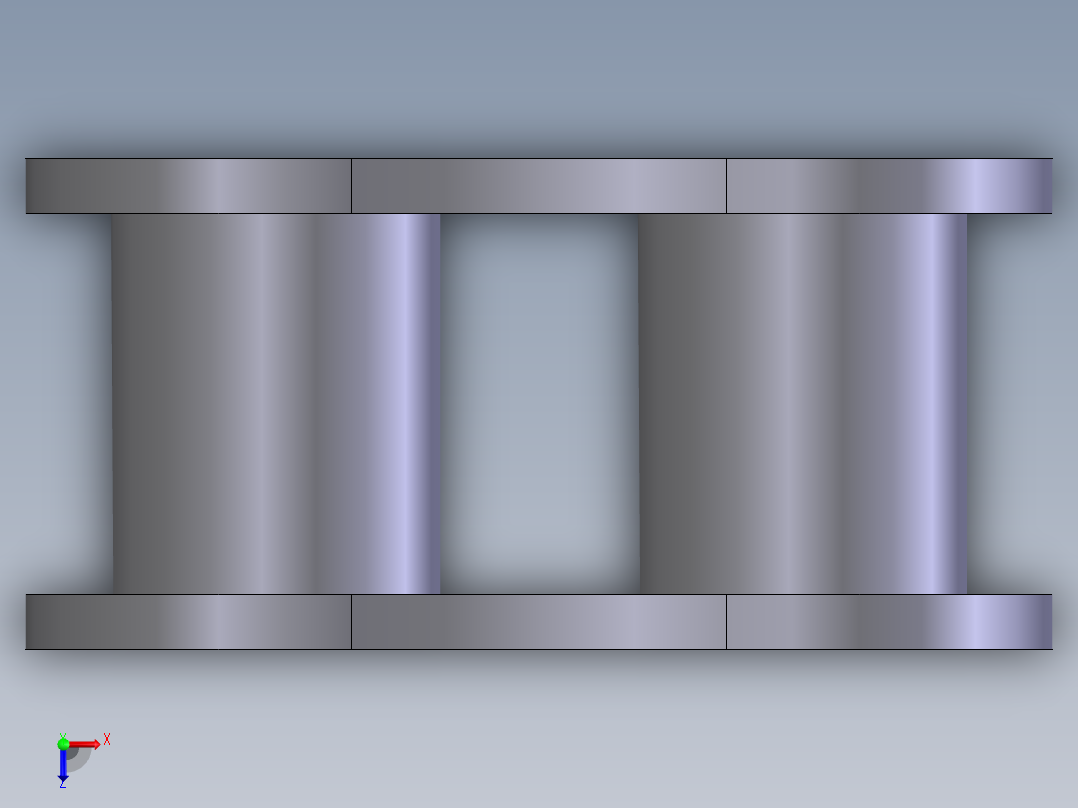 链条1GB T1243 12A俯视图