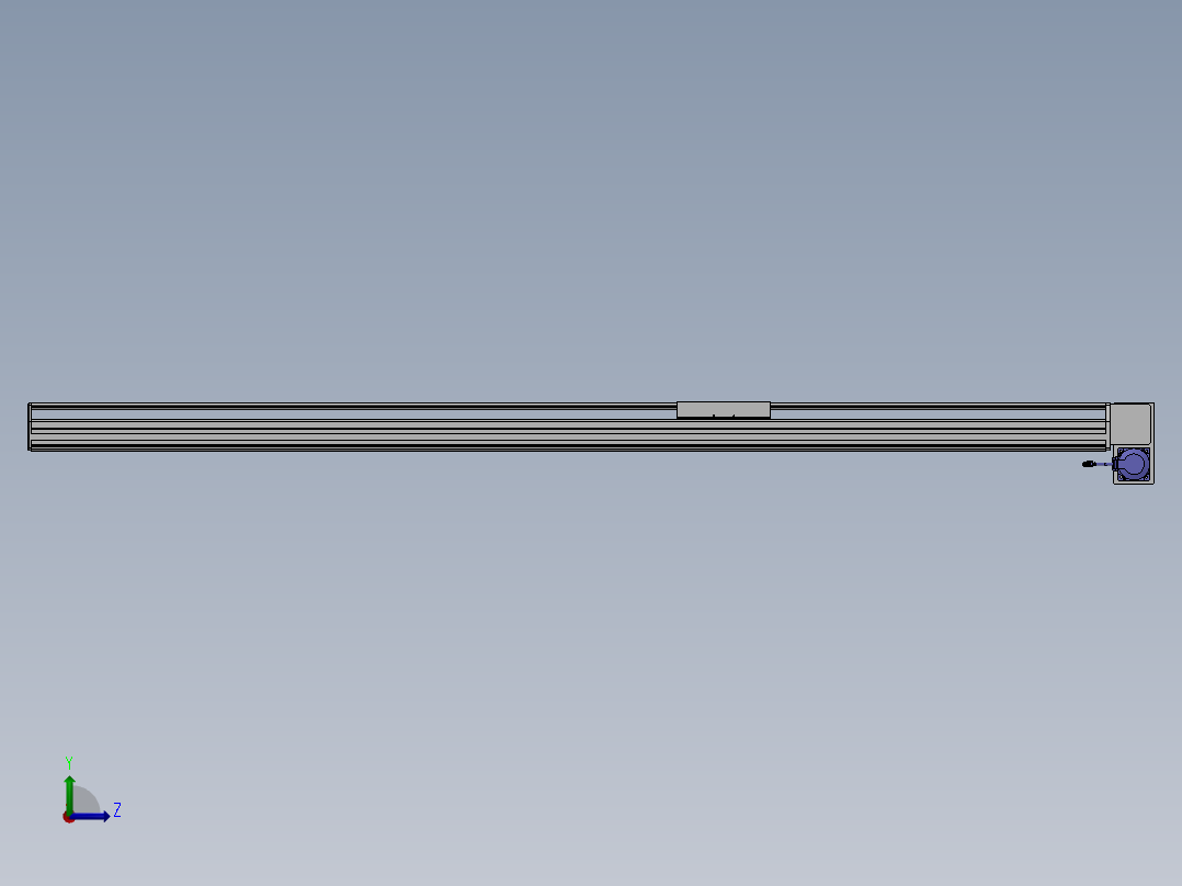 精密模组MT220-L150-2300-RD-M75-C4左视图