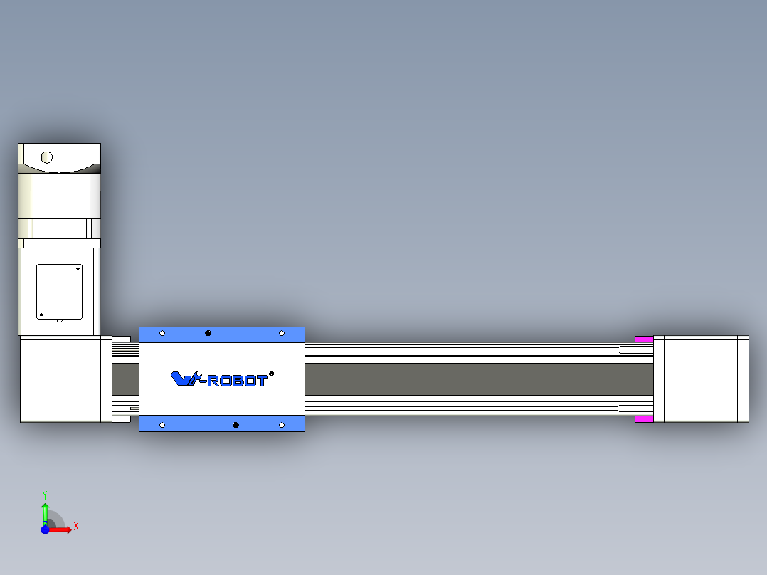 威洛博LB.GB同步带传动--欧规系列GB8-L192-S350-BR-P75-K前视图