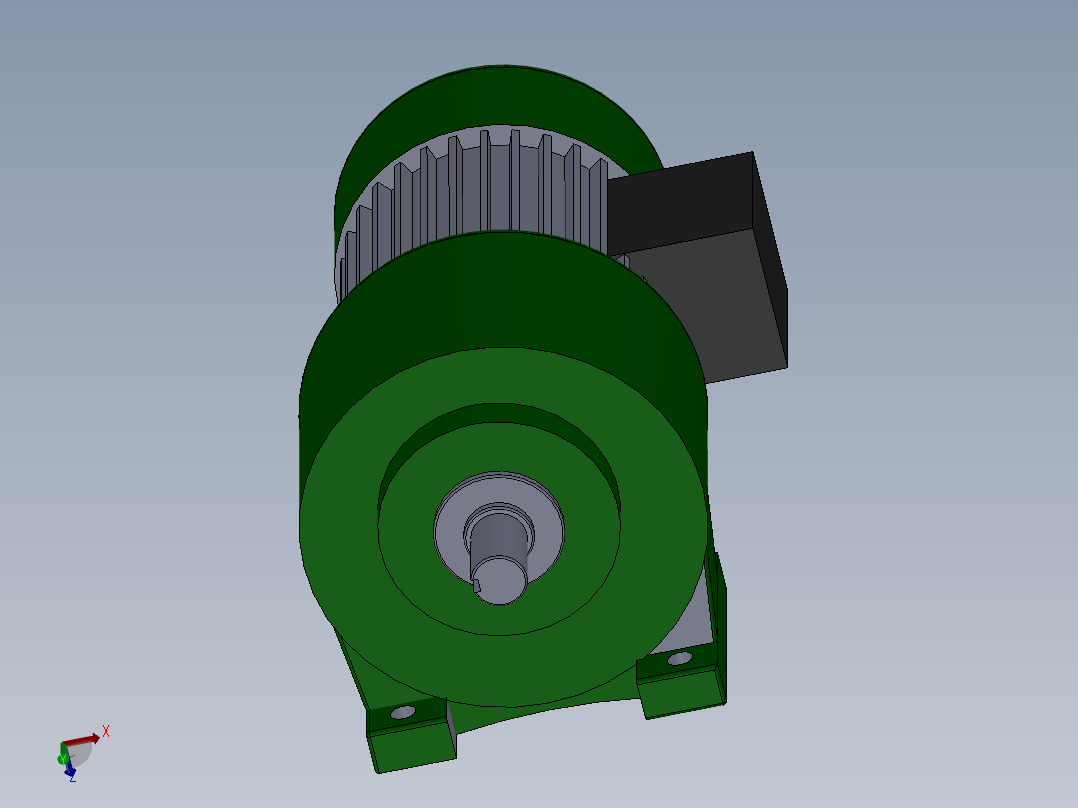 晟邦750W（50速比）卧式减速机_ppNN