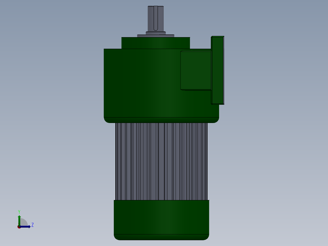 晟邦750W（50速比）卧式减速机_ppNN左视图