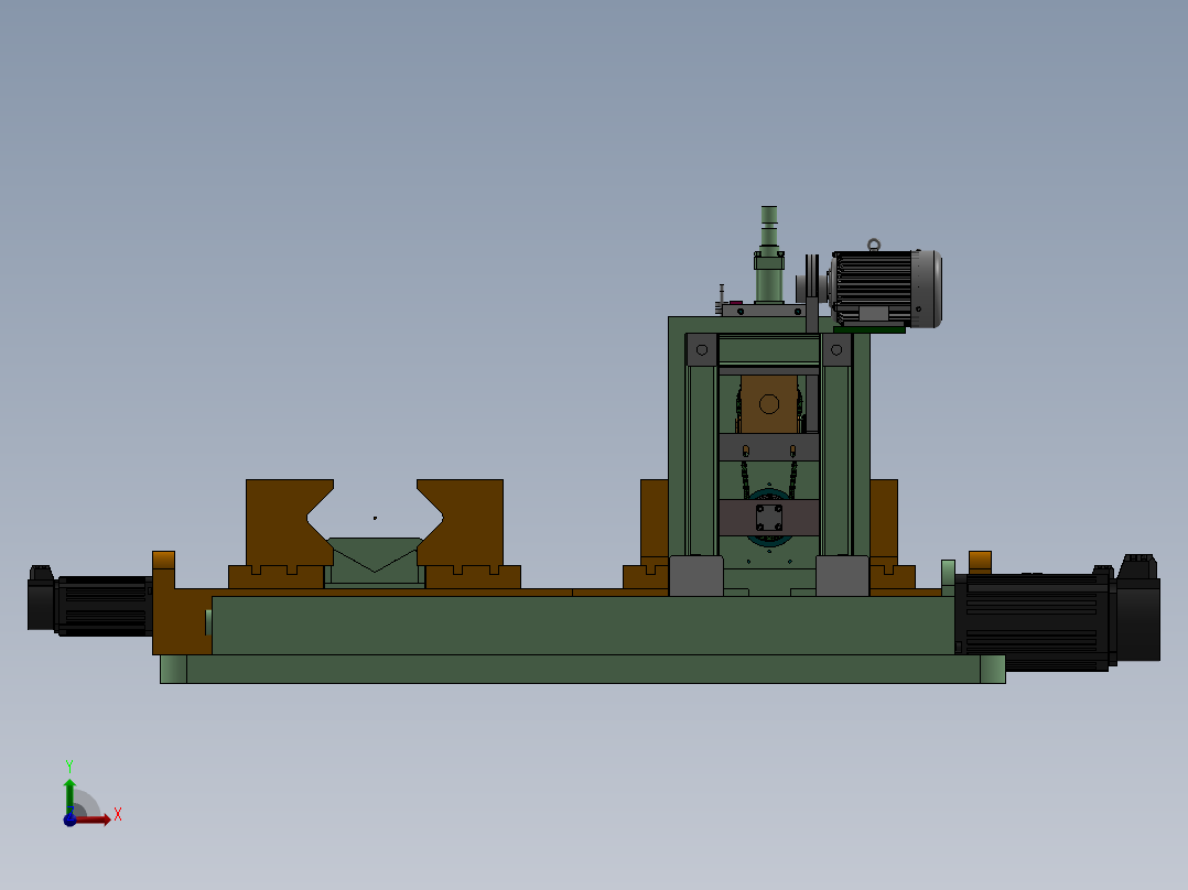 管口撑径处理器sw18可编辑前视图