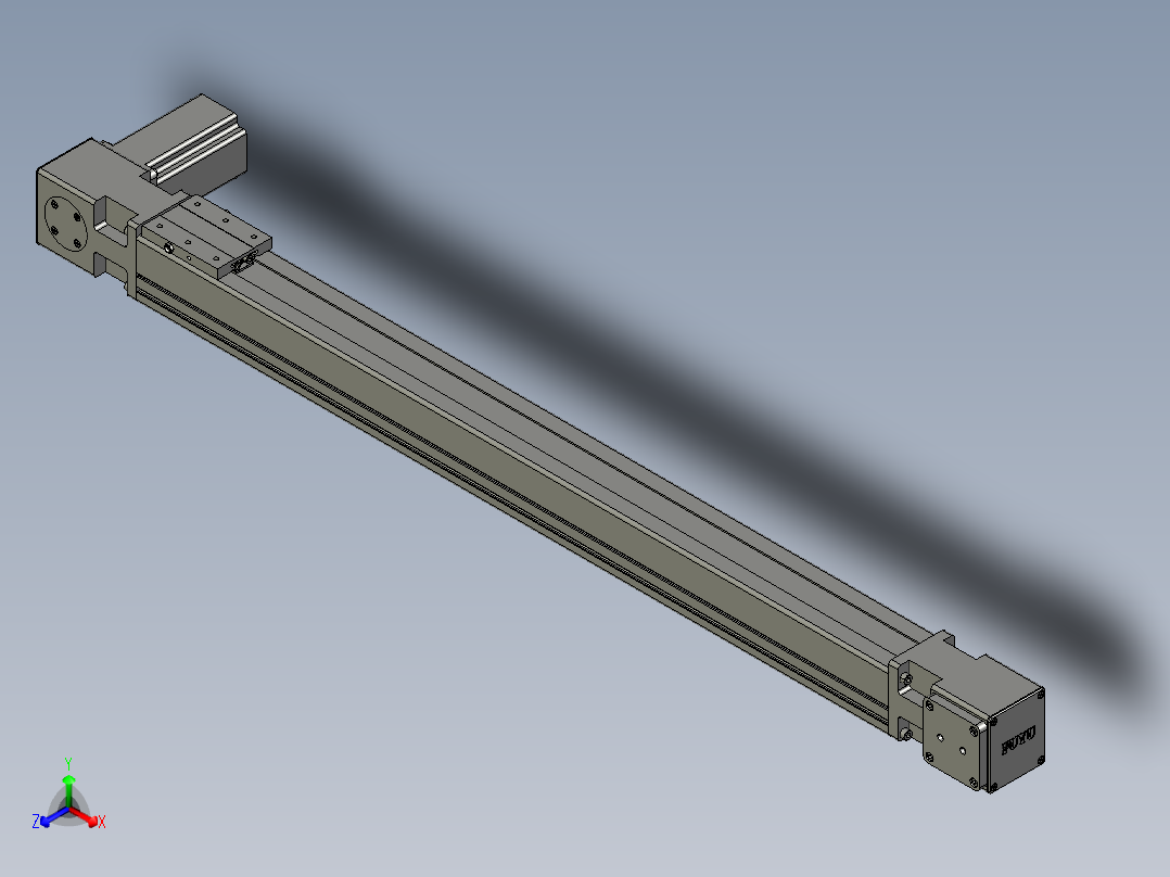 模组FBL60E700-R正等轴测图