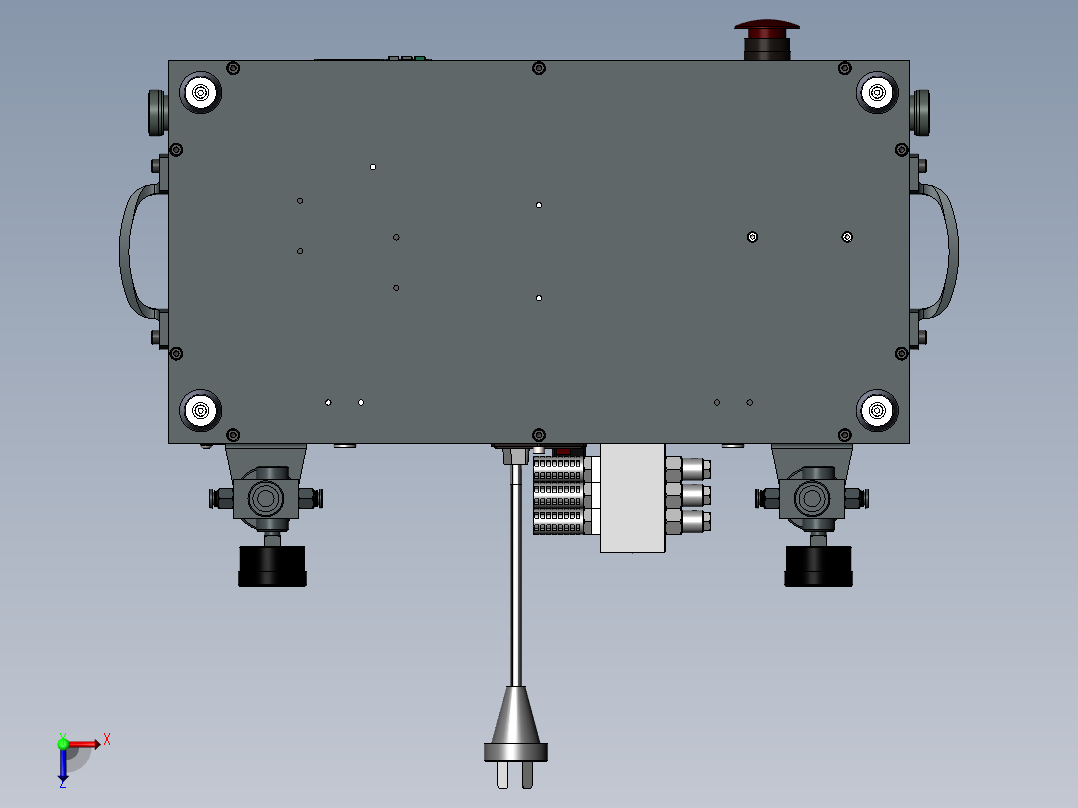 6片背胶一道贴附治具俯视图