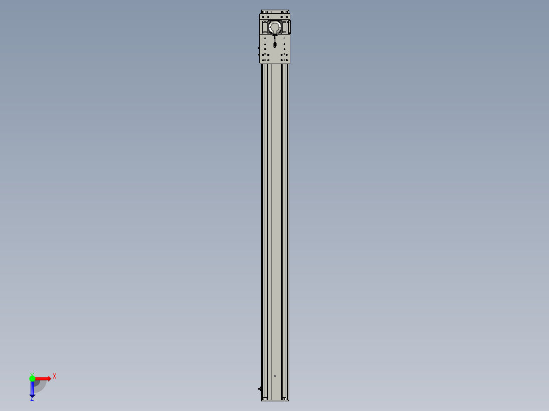 东锦齿条传动DH175G-L167-S2050-BU-减速机+750W俯视图