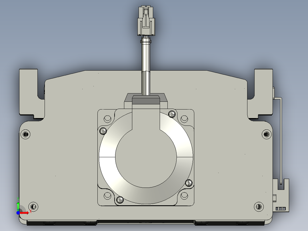 东锦丝杆传动-直线滑台模组DH210-C-L10-S500-BC-P750W-C3.STEP前视图