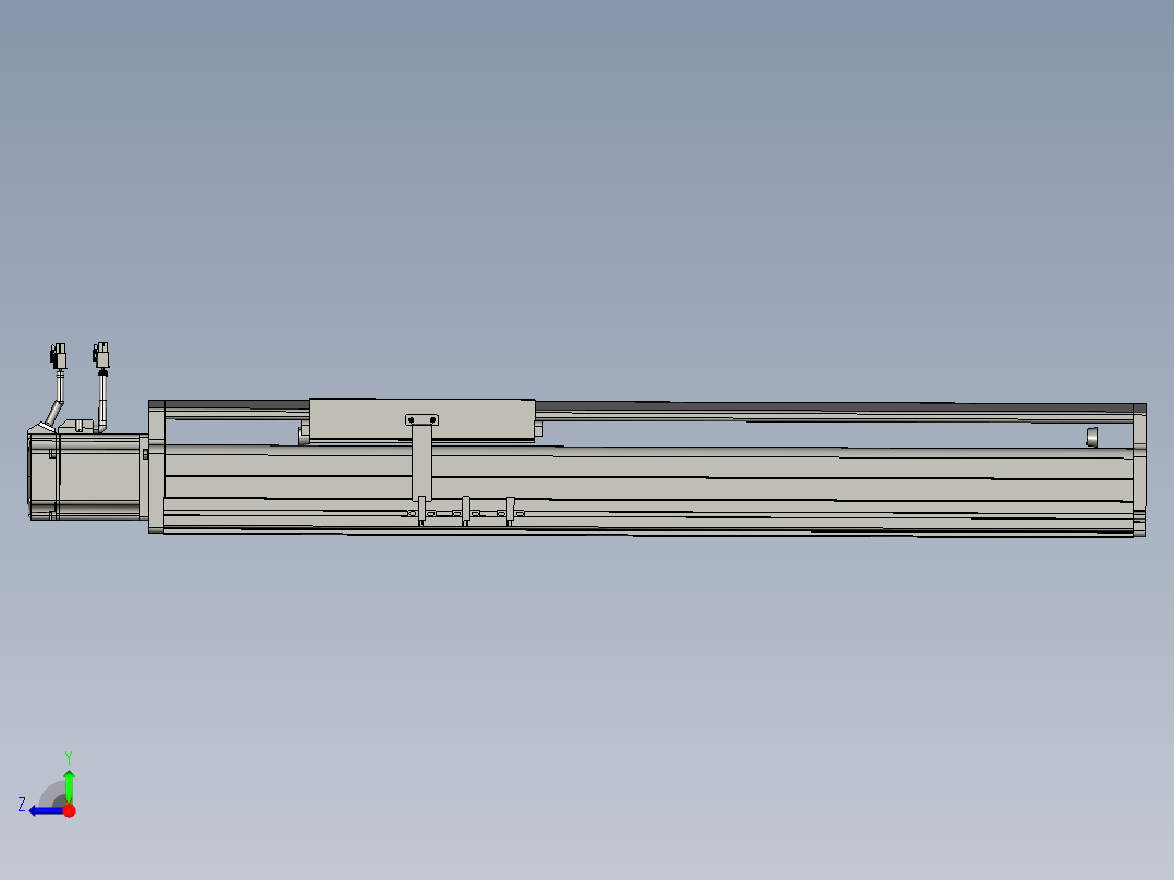 东锦丝杆传动-直线滑台模组DH210-C-L10-S500-BC-P750W-C3.STEP右视图