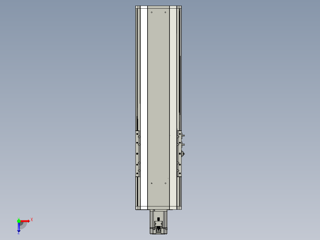 东锦丝杆传动-直线滑台模组DH210-C-L10-S500-BC-P750W-C3.STEP俯视图