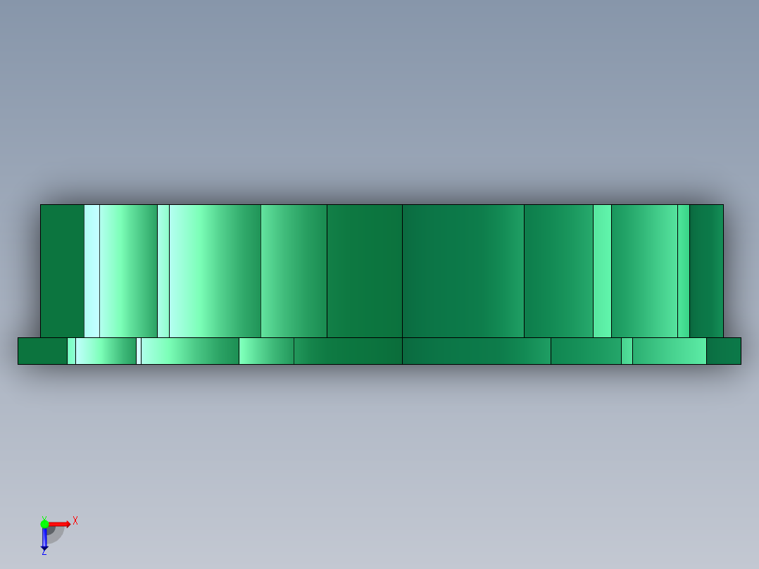 圣诞饼干模具系列俯视图