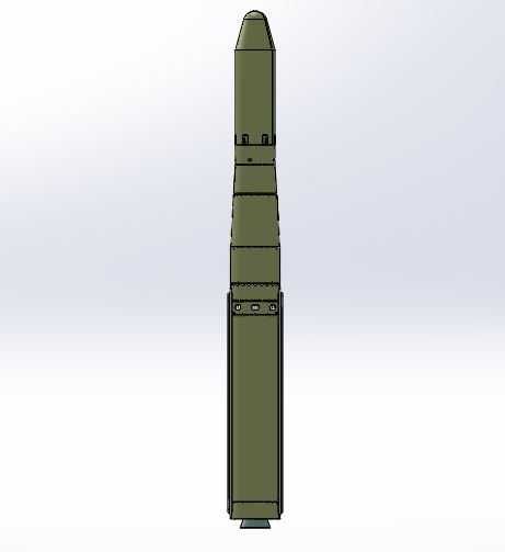 长征11号火箭模型