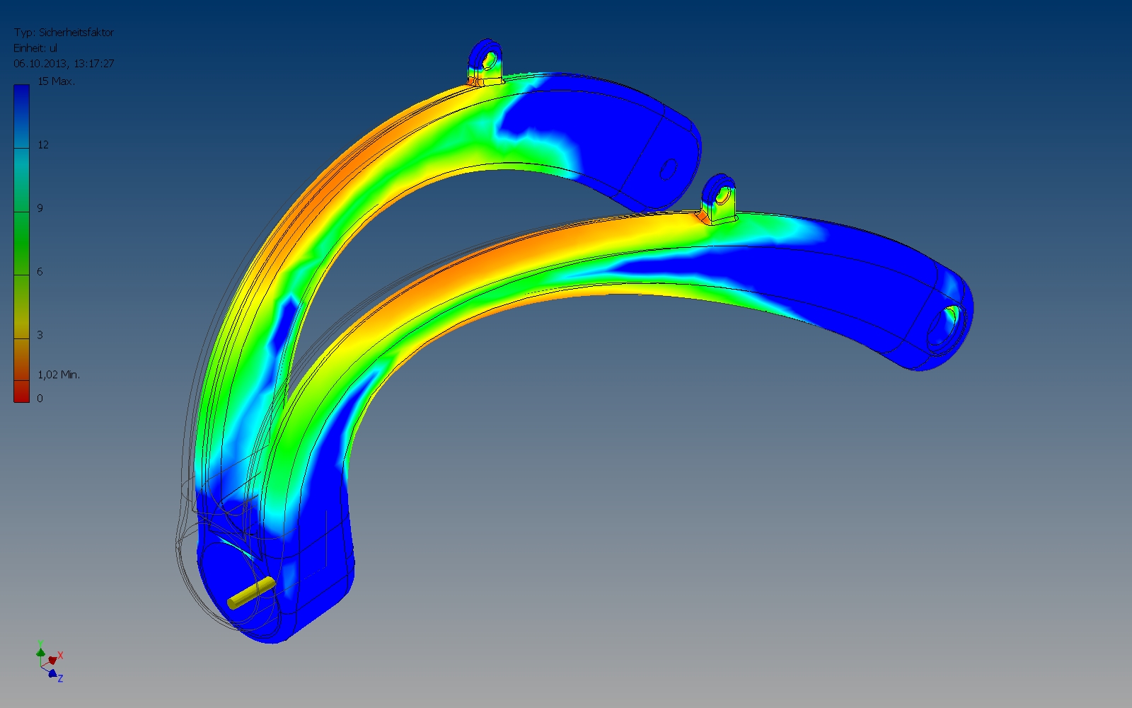 船舶推进机构3D图纸 艉机三维建模 STEP格式
