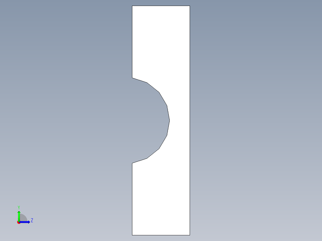 铜排上 无氧铜(TU1)左视图