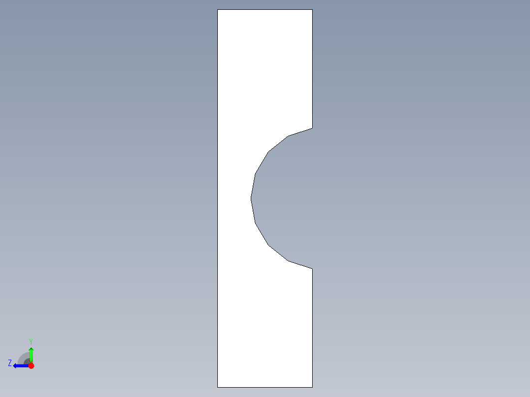 铜排上 无氧铜(TU1)右视图