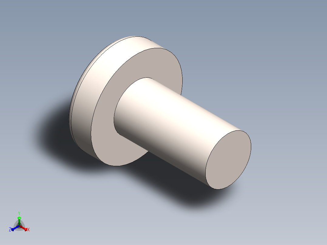 螺丝 M2.5 十字盘头-M2.5 x 5 Screw head.SLDPRT正等轴测图