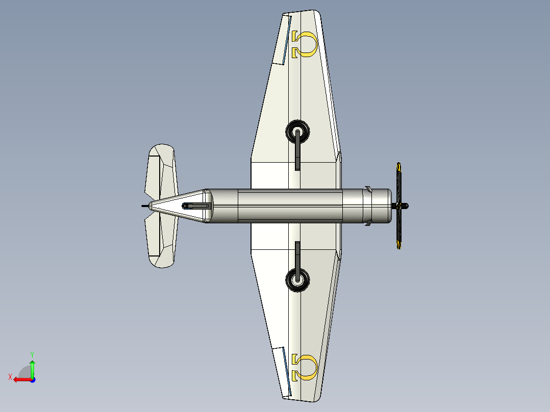 飞机2 (2)后视图