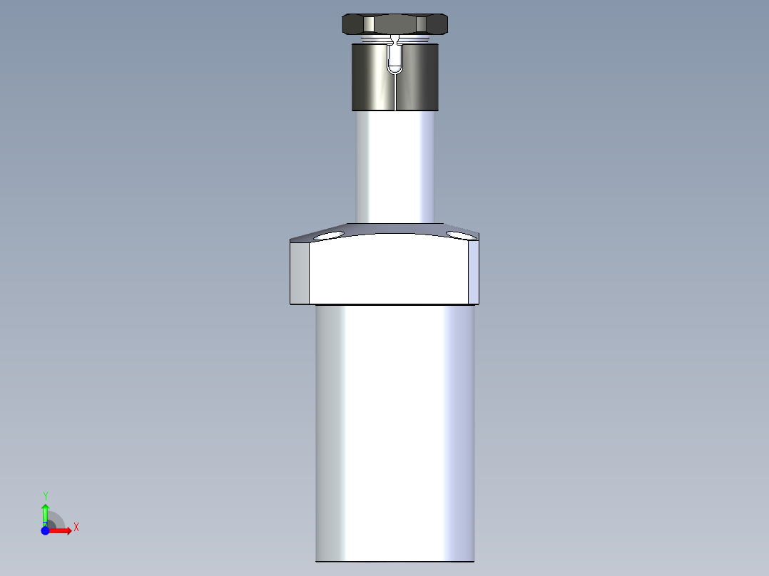 KOSMEKLHA0900-SR-Q45_R01多系列多零件图纸模型前视图