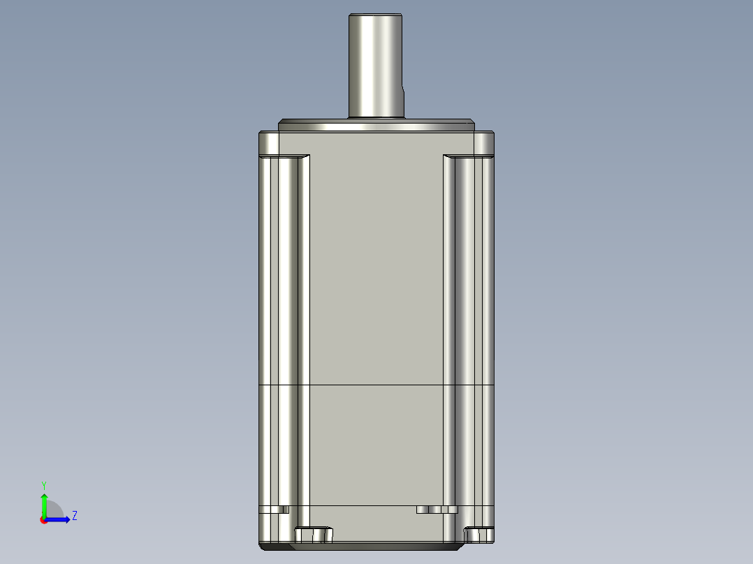 电机MS6H-60CN30BZ3-20P4-S.STEP左视图