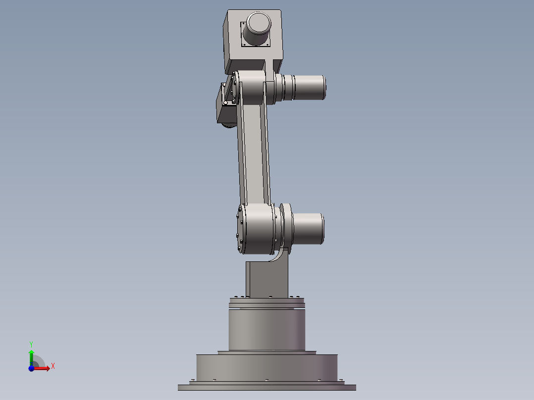 喷涂机器人前视图