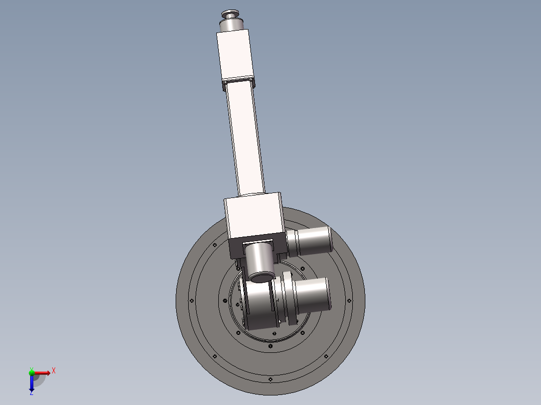 喷涂机器人俯视图