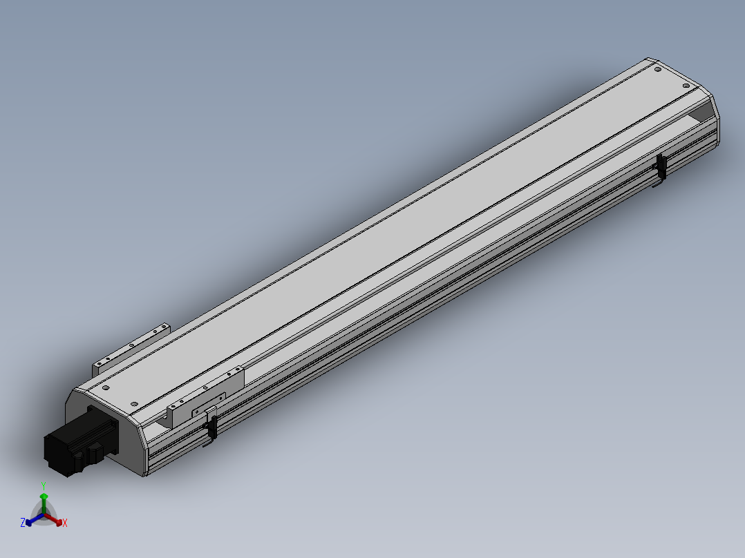 精密模组MY170-T10-950L-BC-P40B-C4-C正等轴测图