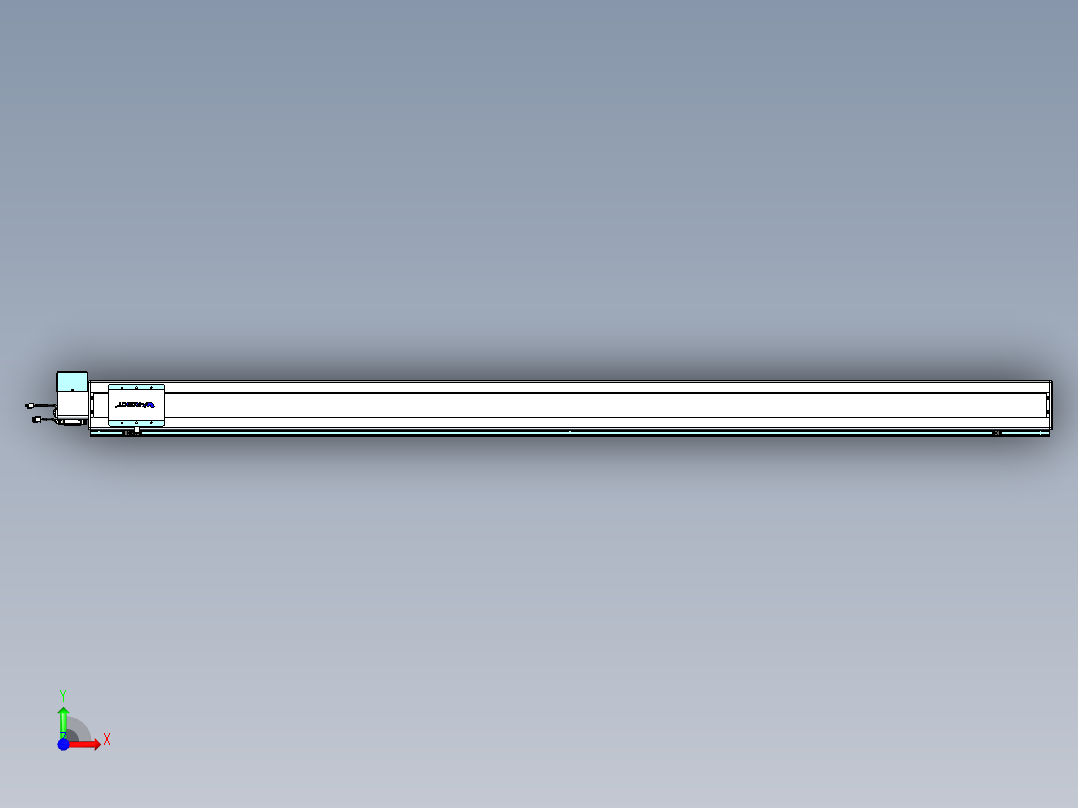 威洛博VBC同步带传动一无尘环境VBC14-L45-S2450-BRD-ZP75-C3前视图
