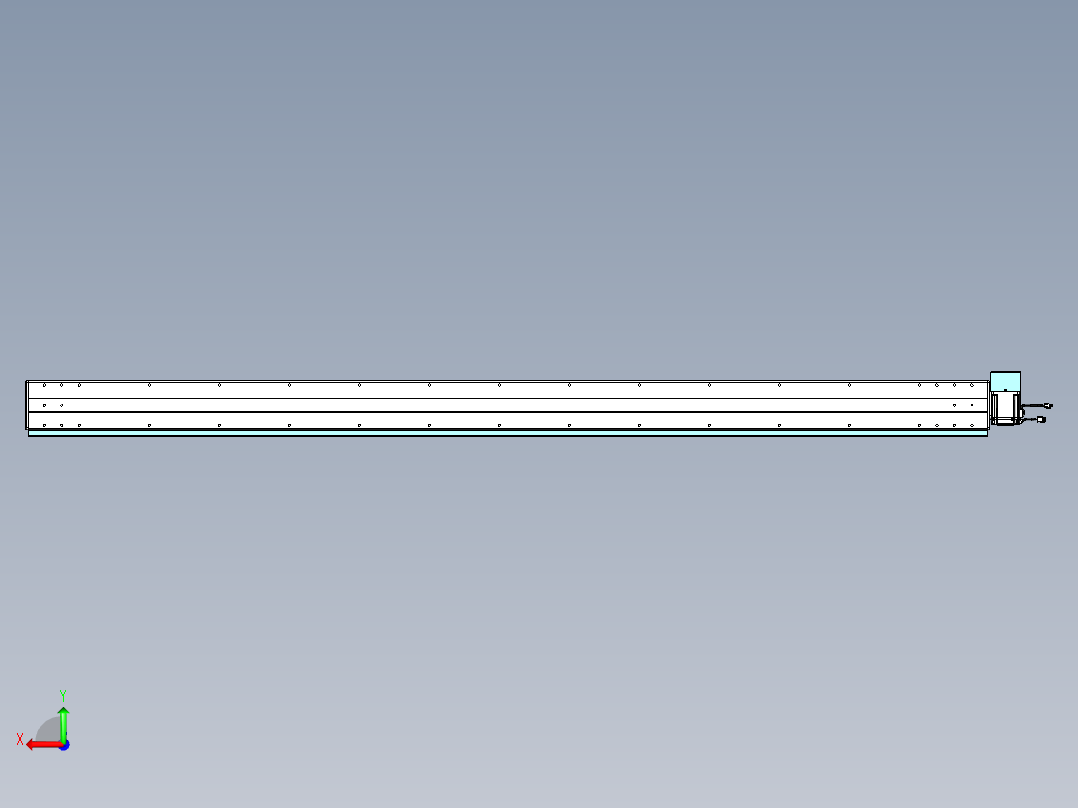 威洛博VBC同步带传动一无尘环境VBC14-L45-S2450-BRD-ZP75-C3后视图