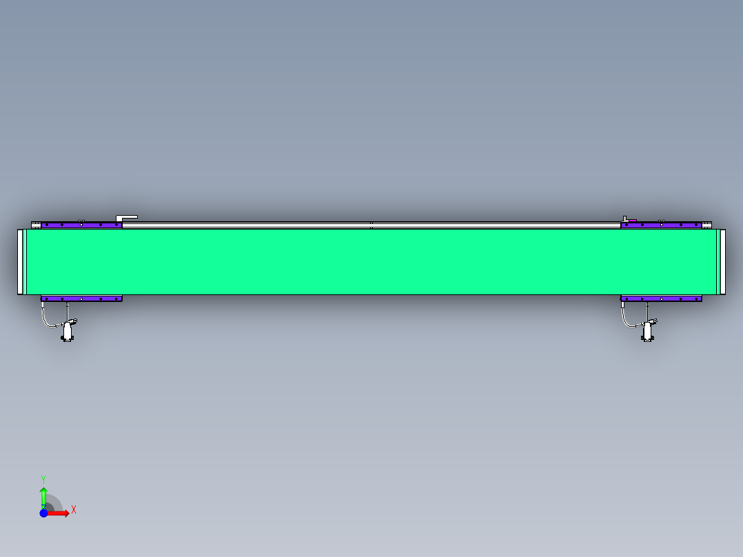 威洛博VL系列直线电机模组-2VL17E3-S1250前视图