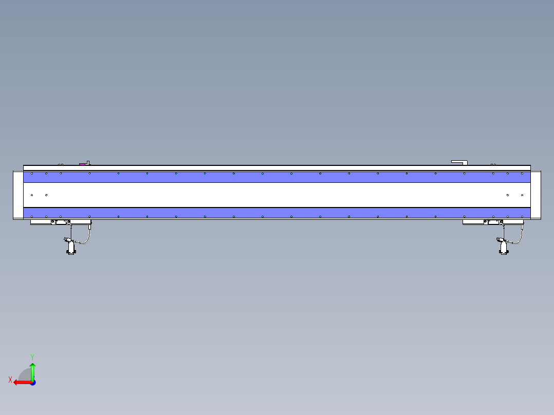 威洛博VL系列直线电机模组-2VL17E3-S1250后视图
