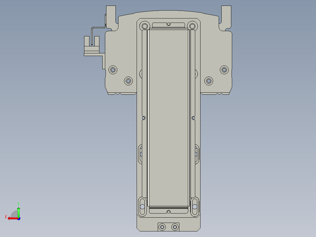 半封闭丝杆滑台MT120BS.L#.1350.BM.P40.C3后视图