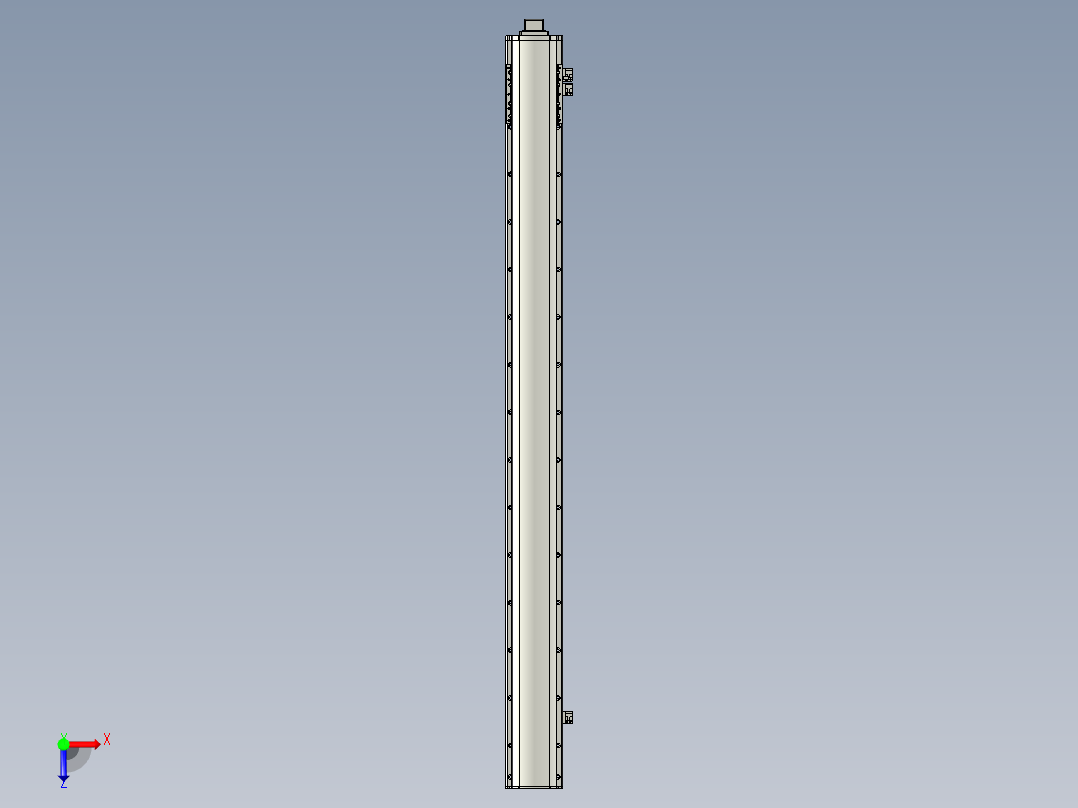 半封闭丝杆滑台MT120BS.L#.1350.BM.P40.C3俯视图