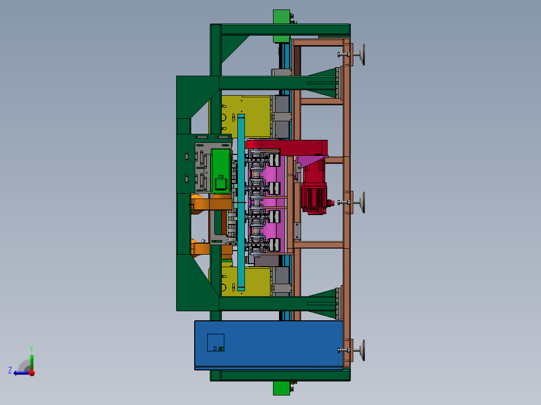 自动截断锯sw18可编辑右视图