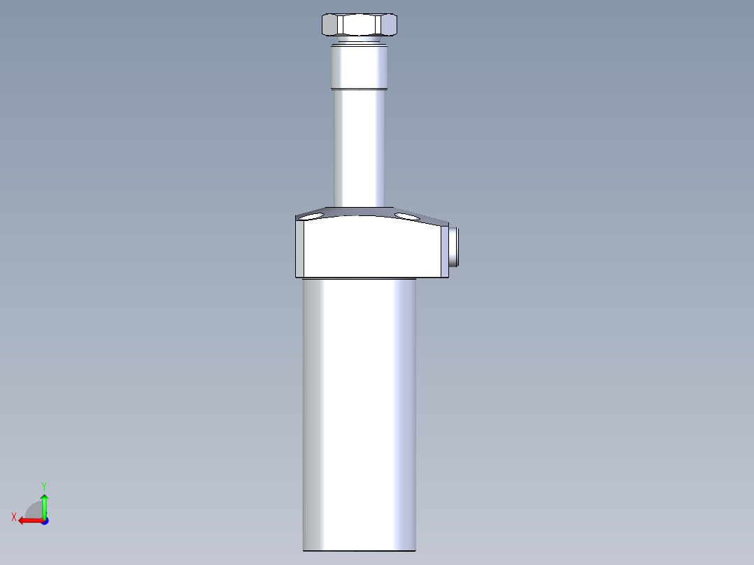 KOSMEKLHA0400-CR-Q30多系列多零件图纸模型后视图